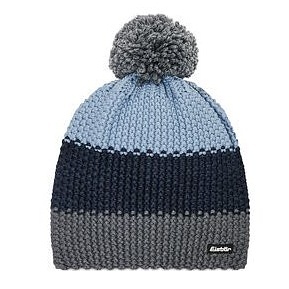 Eisbär Star Pompon Mu Beanie modrá/sivá 207