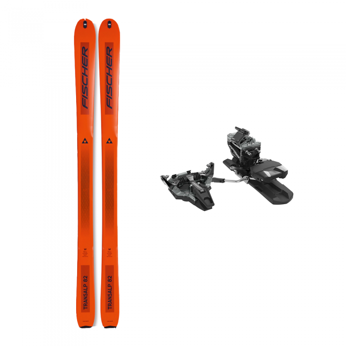 Fisher Transalp 82 orange + viazanie Dynafit Radical magnet