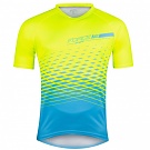 Force dres MTB ANGLE fluo-modrý