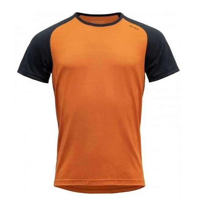 Devold Jakta Merino 200 T-Shirt Man flame/ink