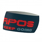 Karpos Pelmetto Headband Midnight/Fiery Red/Smoke