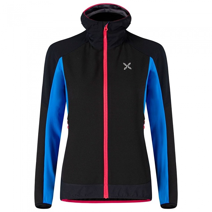 Montura Premium Wind Hoody jacket W blue/sky blue