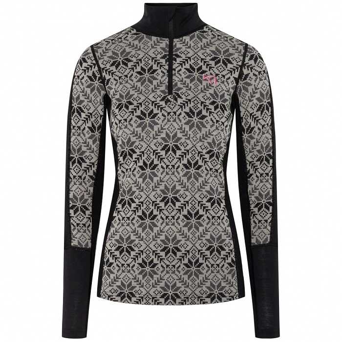 Kari Traa Anna Half Zip Shirt Black