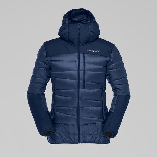 Norrona Falketind Down750 Zip Hood Woman Indigo Night