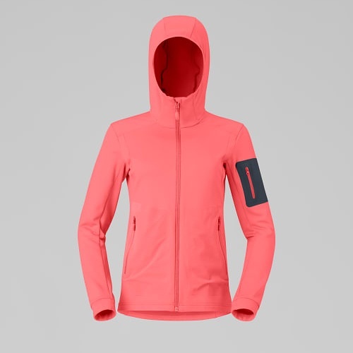 Norrona Falketind Warm2 Stretch Hood Woman Calypso Coral