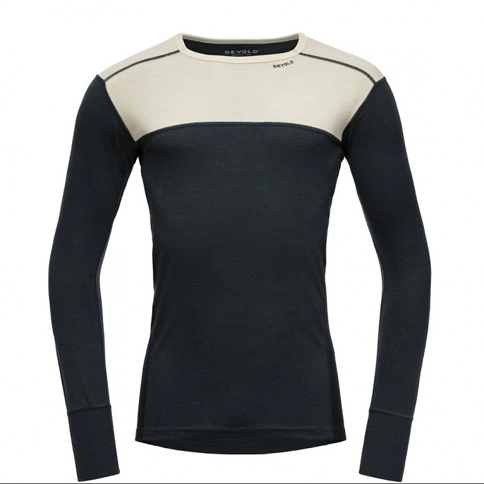 Devold Lauparen Merino 190 Shirt raw white/ink/black