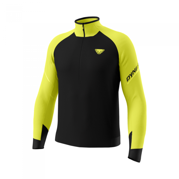 Dynafit Alpine Longsleeve 1/2 Zip Tee M Ultra Yellow