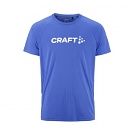 Tričko CRAFT CORE Essence Logo Tee Ink blue