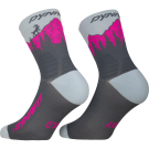 Dynafit Traverse Mid Socks Cinder/Pink Glo