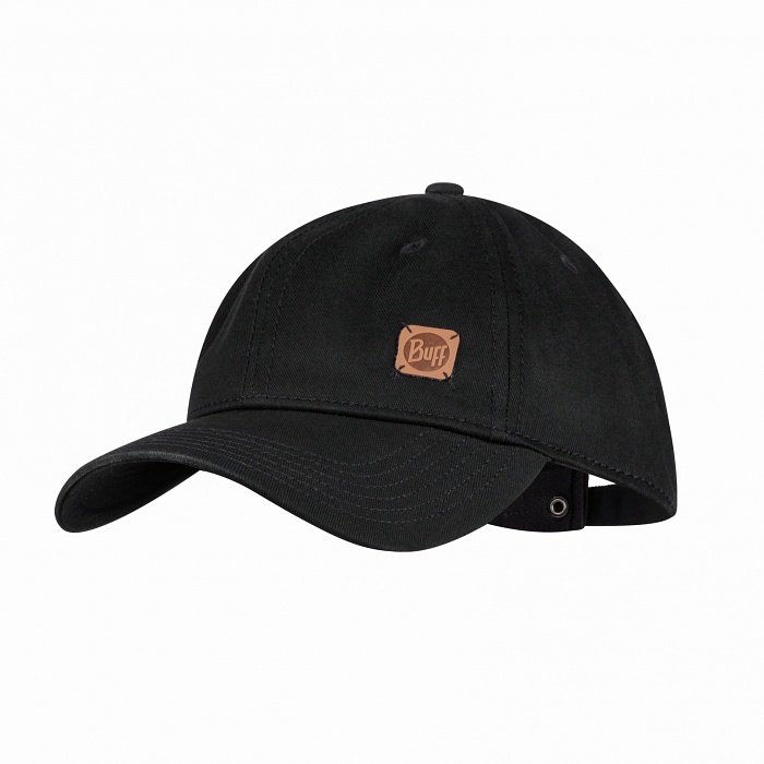 Buff Baseball cap Solid black