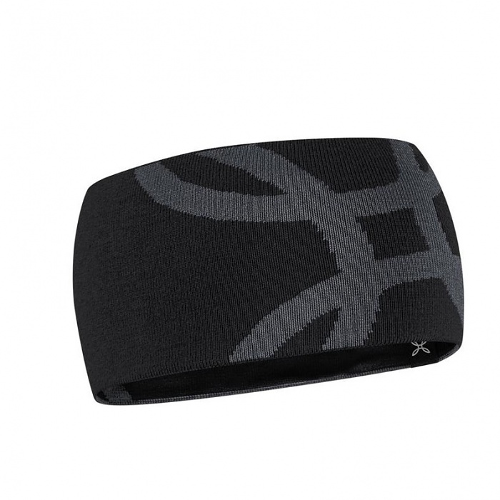 Montura Merino Logo Band Black/antracit